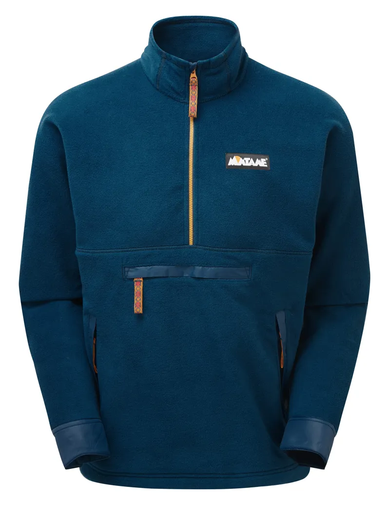 Montane Roco Fleece Smock in Narwhal Blue